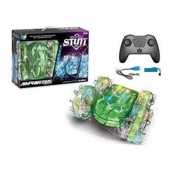 Hra na zahradu Auto przewrotka R/C świecące koła USB MIX