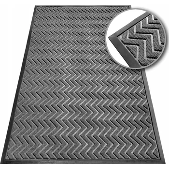 Rohožka VENKOVNÍ/VNITŘNÍ VSTUPNÍ ROHOŽKA PŘED DVEŘE NA BOTY 60x90 cm