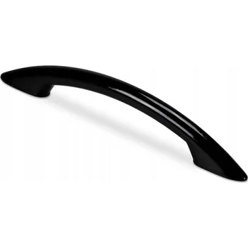 Nábytkové kování Nábytková úchytka klasická černá lesklá 14,5 x 1 x 2,3 cm