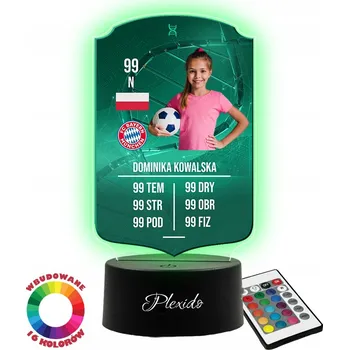 Lampička Plexido vícebarevná Noční lampa