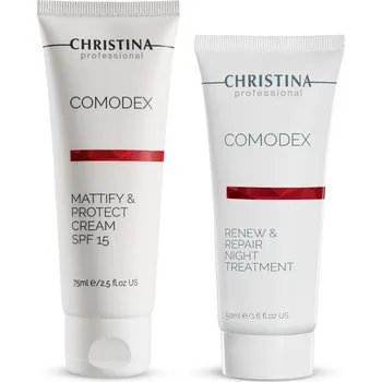 Pleťový krém Christina Cosmeceuticals Ochranný krém a noční sérum Comodex