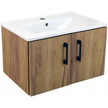 Koupelnový nábytek BPS-koupelny Koupelnová skříňka s keramickým umyvadlem Agria II GO 60 - zla