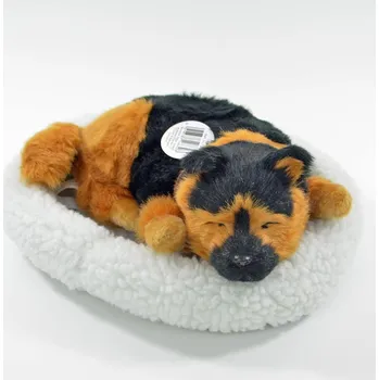 plyšák Plyšák PES Ovčák Shepherd 30cm v pelíšku CHRÁPE interaktivní