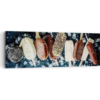 Obraz Obraz na plátně do obýváku, ložnice 90x30 zmrzlina foto obrazy na zeď canvas