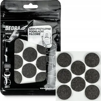 Podložka pod nábytek Samolepicí filcové podložky kulaté 8 ks