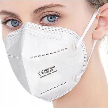 respirátor RESPIRÁTOR KN95 FFP3 OCHRANNÁ MASKA >99% 10 kusů