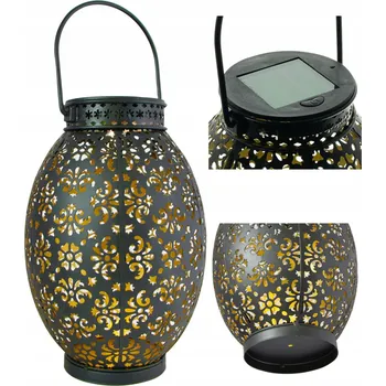 Venkovní osvětlení LED SOLÁRNÍ LAMPA LUCERNA VENKOVNÍ ZAHRADNÍ NA BALKON TERASU