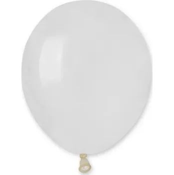 Balónek Balónek A50 pastelový 5" - "transparentní" / 100 ks