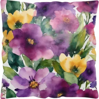 Polštář POVLEČENÍ NA POLŠTÁŘ 40x40 cm VELUR DEKORATIVNÍ SAMETOVÉ PODZIMNÍ