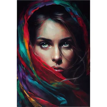 Obraz Plakát bez rámu do obýváku ložnice 50x70 tajemný moderní módní obraz