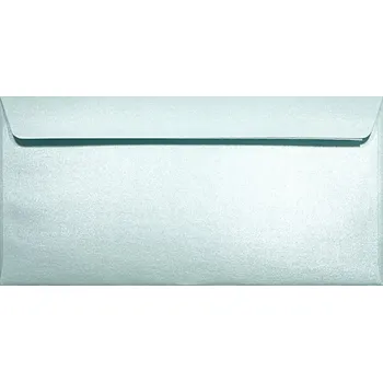 Obálka Ozdobné obálky DL perleťové modré Majestic 5 ks