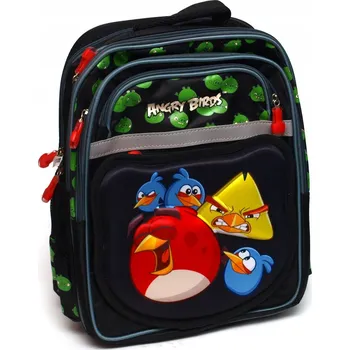 Školní batoh Vícekomorový Školní batoh Angry Birds Derform, vícebarevný