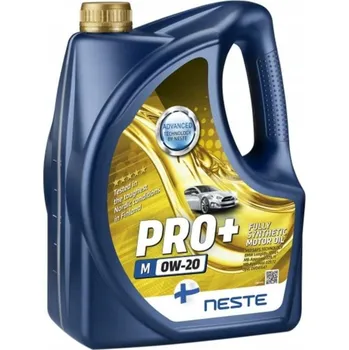 Motorový olej NESTE Pro+ M 0W20 4L - Syntetický motorový olej