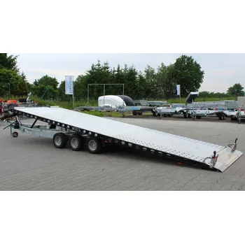 Přívěs k motorovému vozidlu Wiola Přívěs L35G65P hydr. sklopný autopřepravník 6,5m 3500kg