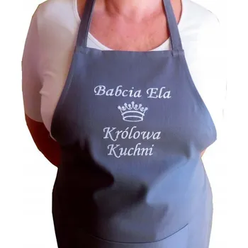 Kuchyňská zástěra Jedinečný dárek KE DNI BABIČKY pro DĚDEČKA kuchyňská zástěra se JMÉNEM - potisk