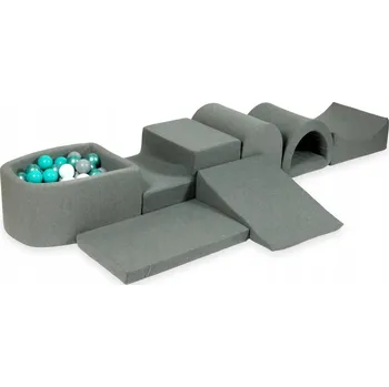 Dětské hřiště Pěnové dětské hřiště s bazénkem micro šedé