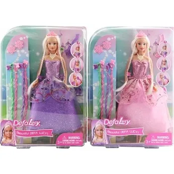 Panenka Panenka Defa Lucy, 2 varianty, připínací copánky, 29 Cm
