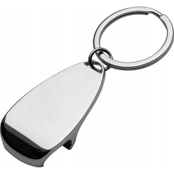 Přívěsek Na Klíče kovový s otvírákem Macma 9226007 8,2x3,2x0,8 cm šedý