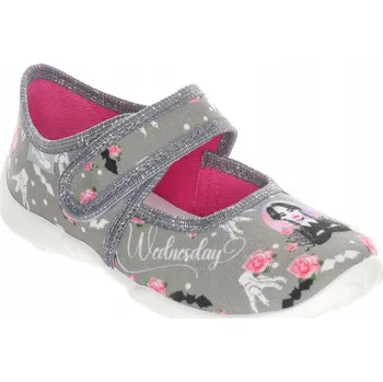 Dívčí obuv RenBut školní papuče s profilovanou stélkou Wednesday 28