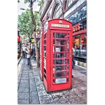 Obraz Tištěný obraz 60x80 telefonní budka Londýn