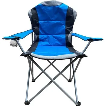 Zahradní židle Happy Green kovová modrá