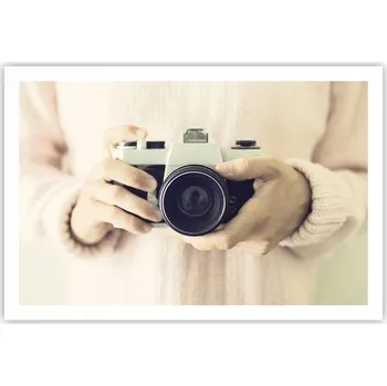 Obraz Obraz plakát do obýváku ložnice 91x61 fotoaparát fotka na zeď bez rámu