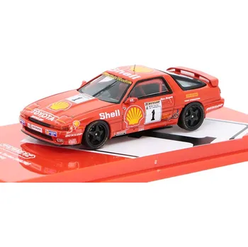 autíčko Toyota Supra Turbo MA70 #1 BTCC 1988 1:64 - TARMAC Models Toyota Supra Turbo MA70 No.1 BTCC 1988 - kovový model auta 1/64