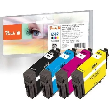 PEACH kompatibilní cartridge Epson 502 MultiPack, 1x6.2ml 3x5.2ml