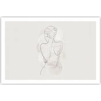 Obraz Obraz plakát do obýváku ložnice 91x61 žena foto na zeď bez rámu