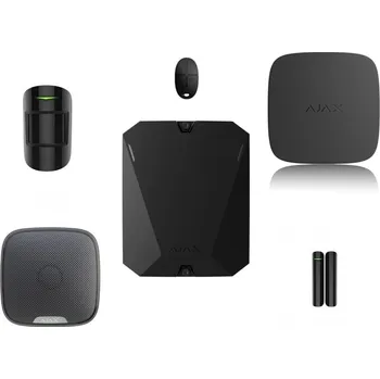 Sada domovního alarmu Ajax SET StarterKit 2 Extra výdrž - garáže, chaty, sklady, staveniště či rekreační objekty Zvolte barvu produktu: Černá