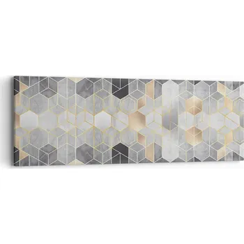 Obraz Obraz na plátně do obývacího pokoje ložnice 90x30 abstrakce foto obrazy na zeď