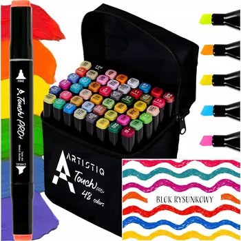 FIXY POPISOVAČE ALKOHOLOVÉ SADA 48 KUSŮ ARTISTIQ TOUCH COOL PRO+