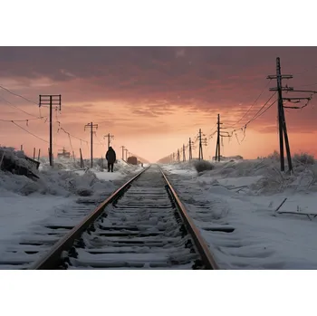 Plakát Plakát Cestovatel Zimního Soumraku bez rámu 29,7 x 21 cm