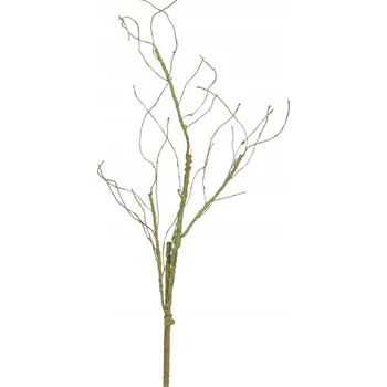 umělá květina UMĚLÝ KOŘEN PĚNA větvička doplněk ZELENÝ 140 Cm