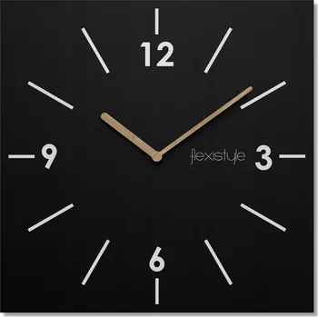 Hodiny Nástěnné hodiny FLEXISTYLE černé 30 cm
