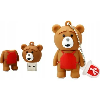 USB flash disk USB flash disk DIAWAY Teddy Ted 8 GB USB 2.0 hnědý