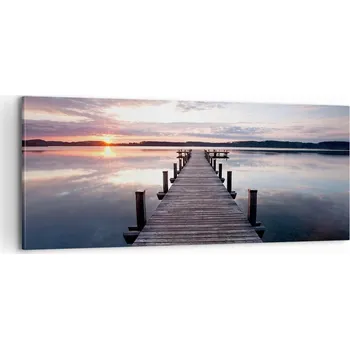 Obraz Foto obraz na plátně 100x40 krajina obývací pokoj ložnice na zeď velký