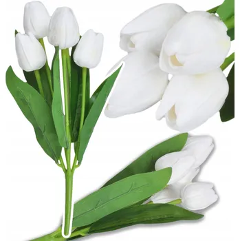 umělá květina KYTICE TULIPÁN S JARNÍM ŽIVOTOM, PĚNOVÝMI UMĚLÉ KVĚTY