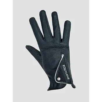 Jezdecké rukavice EQUILINE X-Glove, černá velikost 7