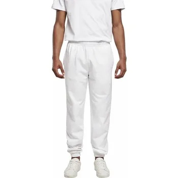 Build Your Brand Basic Běžné tepláky z měkké bavlněné směsi s postranními kapsami Barva: Bílá, Velikost: 5XL BYBB002