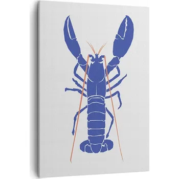 Obraz Obraz na plátně do obýváku ložnice 50x70 humr obrazy na zeď canvas