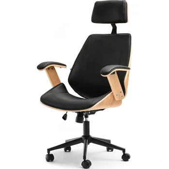 Křeslo Mebel Partner Franc (dub černý + černá)