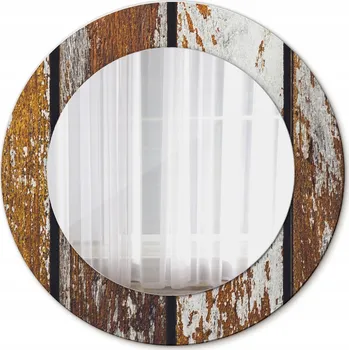 Zrcadlo Zrcadlo do koupelny Tmavé dřevo vintage 50 cm