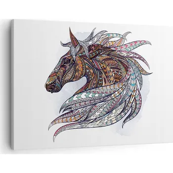 Obraz Obraz na plátně do obýváku, ložnice 70x50 abstrakce foto obrazy na zeď