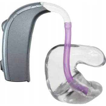 Zvukovod trubička hadička pro sluchadlovou vložku 10 cm - fialová