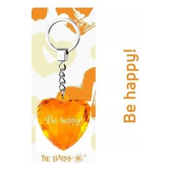 Set školních potřeb Brelok serce Be happy!