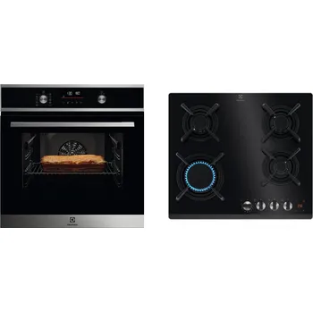 Vestavná trouba Electrolux EOF6P76BX + Electrolux KGG643753K