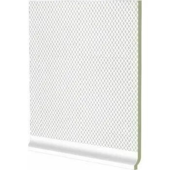 Dlažba Sokl s požlábkem Rako Color Two 20×20 cm bílá matná GST1K023