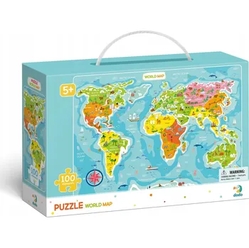 Puzzle Puzzle Dodo 100dílná mapa světa