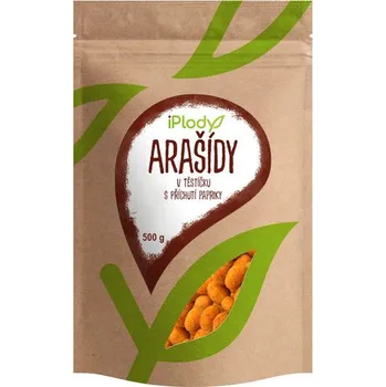 Sušená potravina iPlody Arašídy v těstíčku s příchutí papriky 500 g